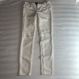 White ankle jeggings